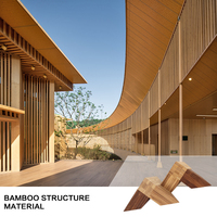 Materiales de Construcción de Bambú Moso al por Mayor de China, Materiales para Cabañas de Bambú para Jardín, Nuevos Materiales de Construcción