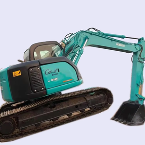 Excavatrice sur chenilles haute performance d'occasion KOBELCO SK135, machine de terrassement de 13,5 tonnes pour travaux de terrassement intensifs - Product Image 1