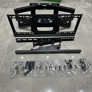 CP402 Support TV rabattable pivotant jusqu'à 110Lbs <span class=keywords><strong>Bras</strong></span> articulés doubles Support TV Support mural de télévision rétractable - Product Image 4
