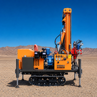 Machine de forage de puits d'eau montée sur chenilles SM200, alimentée par un moteur diesel, plateforme de forage hydraulique portable, fabricant