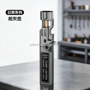 JOFI Pen style Portable Aerospace Luxury Vintage Outdoor 1300 Titanium Torch <b>Lighter</b> Refillable Butane <b>Fuel</b> with Gift Box - Product Image 5