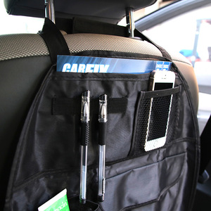 Car Seat Back Storage Bag Oxford Cloth 8-11 Pockets Black Multi Functional Organizer For Car Interior - Product Image 4