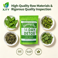 Thé Détox Minceur Naturel aux Herbes, Marque Privée OEM, pour Adultes, Perte de Poids, Amélioration de la Densité Osseuse, Amincissement de l'Abdomen, GMP/HACCP