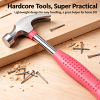 Professional 39-Piece Household Hardware Tool Set with Rubber Grip Claw Hammer for Residential Renovation Maintenance