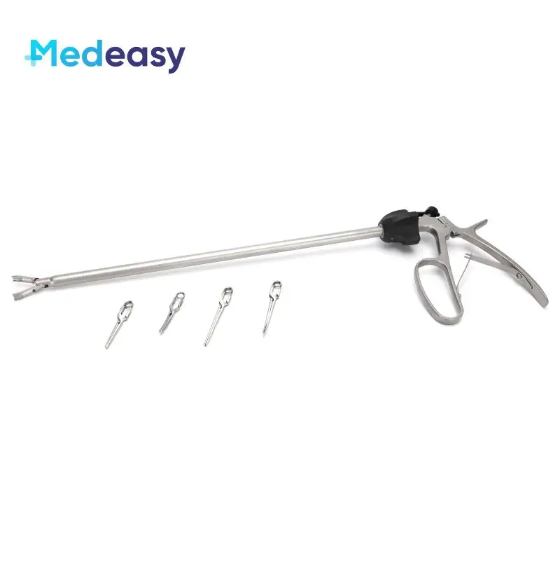 laparoscopic Bulldog clip forceps, Reusable Artery Vein clip for laparoscopic surgery