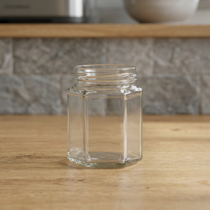 Frasco de Vidrio Transparente de 200ml-250ml para Alimentos, Resistente al Calor, con Tapa de Rosca, Recipiente Hermético para Almacenamiento de Ensaladas y Empaque de Cocina - Product Image 1