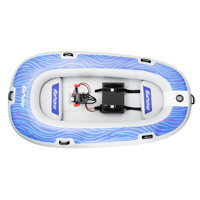 Bateau électrique gonflable Eahora Premium 15 kW, jet-boat électrique avec une capacité de 200 kg pour les loisirs familiaux et les activités aquatiques