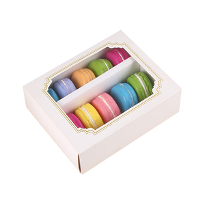 Macaron Hộp bao bì với cửa sổ rõ ràng bán buôn Hộp quà tặng cho Macaron sô cô la bao bì hộp - Product Image 3