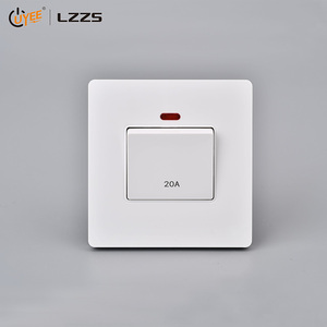 Cuộc sống thông minh 45A Heavy Duty <span class=keywords><strong>Touch</strong></span> Panel đôi cực tường chuyển đổi Neon Chỉ số chống cháy nhựa 20A Max hiện tại 250V nước - Product Image 4