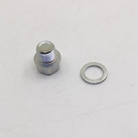 Vis de vidange d'huile de moto, plaque inférieure triangulaire, carter d'huile pour Leopard HJ125K EN125 GN125-2, pièces d'entretien moteur