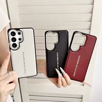 Casing Pelindung Kulit PU Baru untuk Samsung S24 S25 S26 Plus Ultra Sarung Ponsel