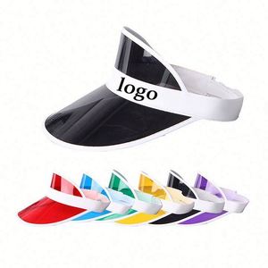 Casquette de soleil Ys71 Logo Printemps-Été réglable multicolore en gros – Visière de voyage et de plage publicitaire - Product Image 5