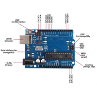 Placa de Desarrollo Original de la Marca R3 ATmega328P Compatible con el Módulo de Microcontrolador DIY
