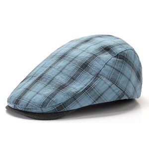 Wholesale Spring Summer Men Women Cap Vintage Plaid Artist <strong>Painter</strong> Beret Hat Male Female Ivy Flat Cap Adjustable Beret Caps - Product Image 5