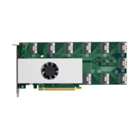 SUNWEIT ST5126 PCIe4.0 X16 10-Port SlimSAS SFF-8654 Server Ekspansi Penyimpanan