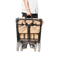 Chariots à main pratiques multifonctionnels personnalisés Chariot logistique pliable