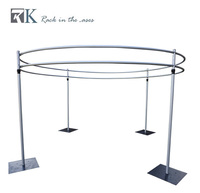 Pipe et drapé toile de fond de mariage toile de fond portable supports rideaux et rideaux fantaisie