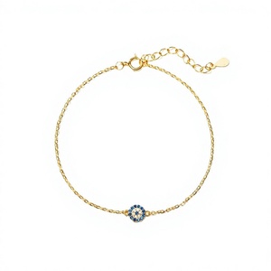 Bracelet <span class=keywords><strong>turc</strong></span> œil porte-bonheur pour femme, bleu vintage, bijoux fins, styles japonais et coréens, souvenir de voyage idéal - Product Image 1