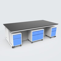 Mesa de Trabajo Industrial Moderna para Laboratorio Dental, Banco de Acero Inoxidable Modular Móvil Resistente a la Corrosión para Hospital Médico