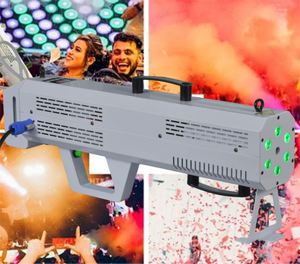 Vente en gros LED RVB Lumières de fête pour DJ Pistolet à fumée à effet de scène et machine à brouillard avec pulvérisation de brumisation et machine à jet de CO2 - Product Image 5