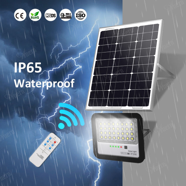 Anern Solar Light 2025 Solar Lamp 50w 100w 200w Solar Flood Lights 300w Outdoor Waterproof Led