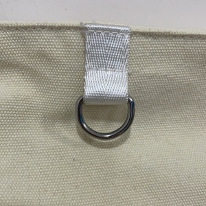Sac de shopping réutilisable unisexe en coton, avec deux bretelles ouvertes, personnalisable avec logo imprimé, lettres et broderies, vente en gros - Product Image 3