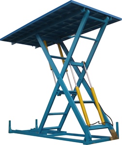 Plateforme élévatrice à ciseaux hydraulique pour entrepôt d'usine, poste de travail d'entretien avec dimensions personnalisables - Product Image 4
