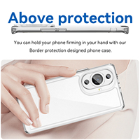 Étui de téléphone antichoc de luxe étui mobile pliant en acrylique dur transparent pour Huawei Nova 11 Nova 11 Pro Ultra