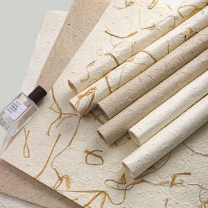 Geschenkverpackung DIY Kunsthandwerk Papier Handgemachtes Naturpapier aus Pflanzenfasern mit Strukturdesign für Scrapbooking Premium - Product Image 5
