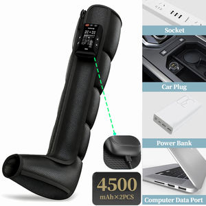 أحذية ضغط هوائية للساق بالكامل مع ضاغط هواء للعلاج، الأكثر مبيعًا، جهاز تدليك للقدم والساق للتعافي الرياضي - Product Image 5