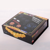 Lot de 7 figurines Dragon Anime populaires de 4,3 cm, 2 couleurs, boules de cristal Shenron DBZ, figurines en PVC, boules en résine, jouets de collection, modèle cadeau