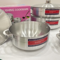 Ensemble de casseroles en aluminium CLASSIQUE de haute qualité, 12 pièces, prix abordable, casseroles moulées sous pression, poêles à frire en aluminium forgé, ensemble de casseroles à soupe