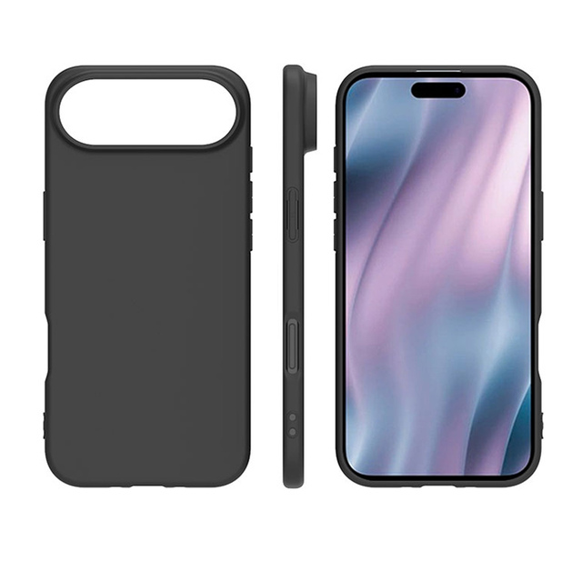 Matte TPU Phone Back Cover for iPhone 11 12 13 14 15 16 17 Pro Max Soft Cell Phone Case for iPhone 17 Air