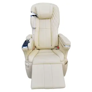 ANSHI יוקרה אישית מושבים לרכב חשמלי מתכוונן חום עיסוי קפטן VIP תעופה מושב סט לאצן רכבת Hiace