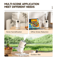 Humidificateur personnel à brume fraîche alimenté par USB en gros, humidificateur d'air miniature portable blanc avec veilleuse pour le bureau et les voyages