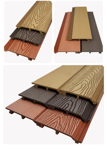 Revestimiento Decorativo para Paredes Exteriores de Jardín, Paneles de Fachada de Madera Plástica 3D con Textura de Madera, Tableros de Revestimiento de Pared WPC - Product Image 6