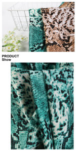 Tela de satén con estampado de serpiente para traje, tejido elástico, liso, peso pesado, 100% poliéster, E07 - Product Image 6