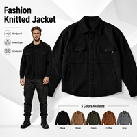 Veste bomber cargo softshell imperméable et respirante pour homme, en laine écologique avec doublure polaire, teinte unie