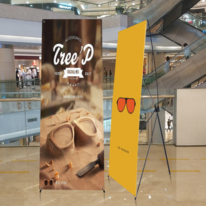 Bán Buôn Tùy Chỉnh X Biểu Ngữ Đứng Nhôm X Biểu Ngữ Hiển Thị Giá Đứng Biểu Ngữ Cho Quảng Cáo Ngoài Trời Với PVC JC Hiển Thị - Product Image 3