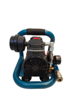 Compresseur d'air portable 220V/110V 2600 tr/min, sans huile, type piston, moteur AC, pression réglable, réservoir pneumatique 9L