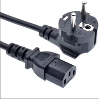 Cable de alimentación personalizado NEMA 5-15P a C13 Lámpara de sal de extensión Cable de alimentación de CA con interruptor de atenuación E14 E27