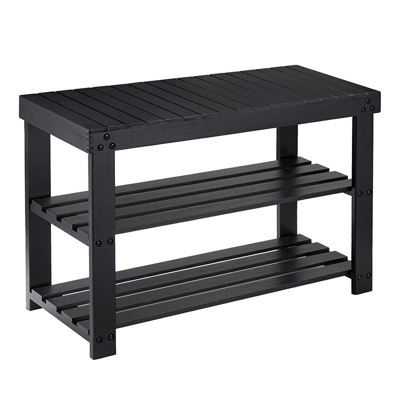 Shoe changing stool (black)