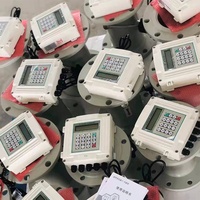 Débitmètre d'eau numérique intelligent 4-20ma Rs485 Modbus, débitmètre ultrasonique pour liquides, à montage mural