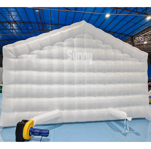 Tente de discothèque mobile gonflable en forme de cube d'air blanc commercial, tente de discothèque LED, équipement de <span class=keywords><strong>location</strong></span> de fête pour événements - Product Image 4