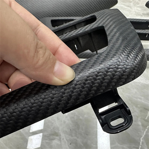 Panel de Acabado de Consola <span class=keywords><strong>Central</strong></span> de Radio Interior de Fibra de Carbono Real F30 al por Mayor para BMW Serie 3 4 F30 F31 F34 F36 F80 F81 F82 F83 F84 - Product Image 5