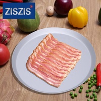 ZISZIS Plateau de décongélation rapide multifonction 2-en-1 en métal antiadhésif écologique 29/33CM compatible lave-vaisselle pour barbecue