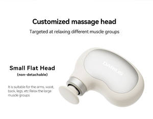 Mini <span class=keywords><strong>pistolet</strong></span> de <span class=keywords><strong>massage</strong></span> Darius DRS-8000Q2 avec moteur sans balais, télécommande sans fil, chaleur et batterie rechargeable - Soulagement de la douleur corporelle des tissus profonds - Product Image 5