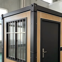 Maison préfabriquée pliable en conteneur, panneaux sandwich en acier galvanisé, cabine portable et mobile pour bureau, magasin de proximité, entrepôt