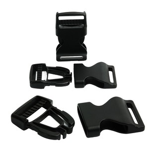 Hebilla de trinquete Q C de 25 mm, metálica, negra, ajustable, para accesorios de bolsos - Product Image 2
