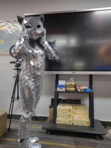 Abito da Gatto Specchiato Donna 2026, <span class=keywords><strong>Costume</strong></span> Scintillante di Tendenza per Spettacoli e Performance Sceniche - Product Image 2